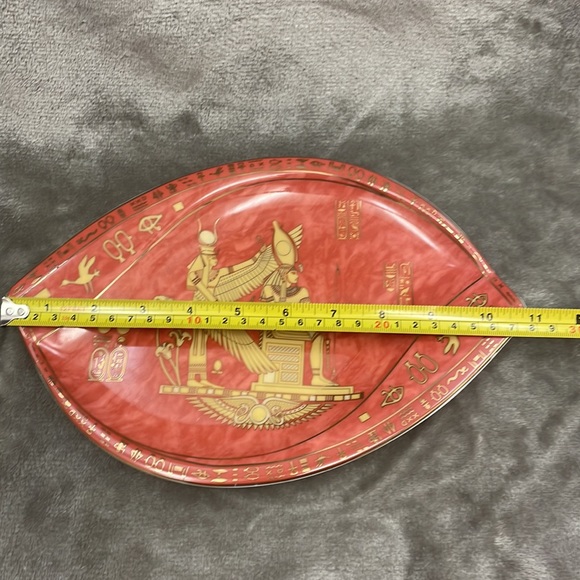 FM 1942 Fathi Mahmoud Made in Egypt. 11" by 7.5"  Plate Pharaoh - Picture 6 of 7